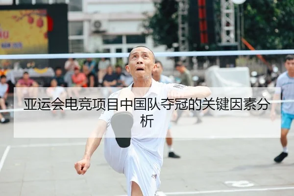 亚运会电竞项目中国队夺冠的关键因素分析